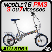 vélo pliant 16 pouces Blancmarine mdèle 16PM3